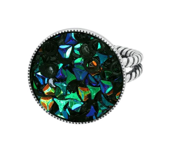 Blau/grün - Studio 54 - Ring von Konplott
